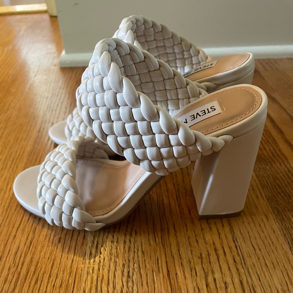 Steve Madden quilted mules